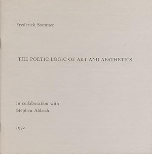 THE POETIC LOGIC OF ART AND AESTHETICS In collaboration with Stephen Aldrich, 1972.