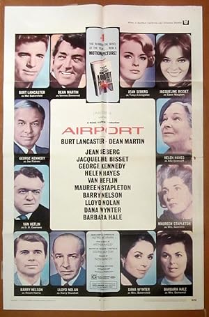 Imagen del vendedor de Airport -Original Folded One Sheet Movie Poster (1970) a la venta por Dale Steffey Books, ABAA, ILAB
