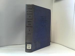 Bild des Verkufers fr A Guide to Colleges, Universities, and Professional Schools in the United States zum Verkauf von ABC Versand e.K.