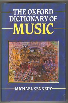 Imagen del vendedor de THE OXFORD DICTIONARY OF MUSIC a la venta por A Book for all Reasons, PBFA & ibooknet