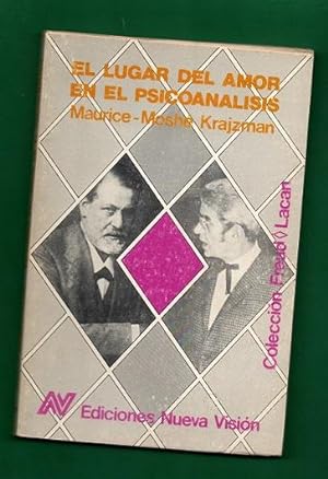 Image du vendeur pour EL LUGAR DEL AMOR EN EL PSICOANALISIS. mis en vente par Librera DANTE