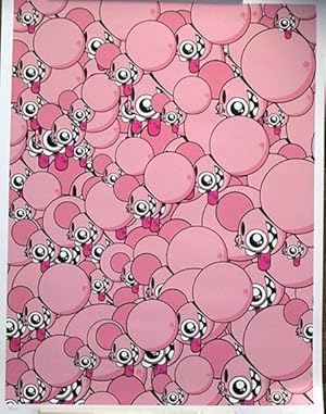 Pink Head (SIGNED by Dalek: Limited Ed. Screen print)