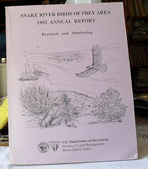 Snake River Birds of Prey Area Research and Monitoring Annual Report.