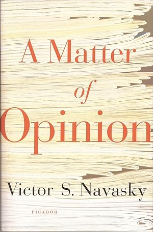 Seller image for A Matter of Opinion (inscribed) for sale by Auldfarran Books, IOBA