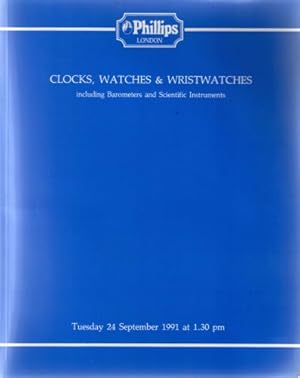 Phillips Auction Catalogue: Clocks, Watches & Wristwatches : Tuesday 24 September 1991