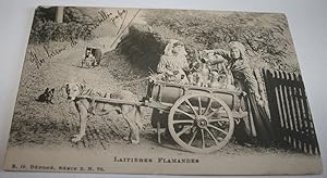 Image du vendeur pour Carte Postale Ancienne - ATTELAGES LAITIERES FLAMANDES. mis en vente par JOIE DE LIRE