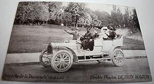 Carte Postale Ancienne - AUTOMOBILES-AUTOBUS TOMBOLA DE LA DECENNALE (GROS LOT). Double Phaeton L...