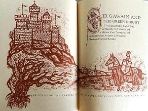 Seller image for SIR GAWAIN AND THE GREEN KNIGHT. The Original Middle English Text for sale by Charles Agvent,   est. 1987,  ABAA, ILAB