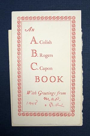 An A. B. C. Colish Rogers Capon BOOK. With Greeting From