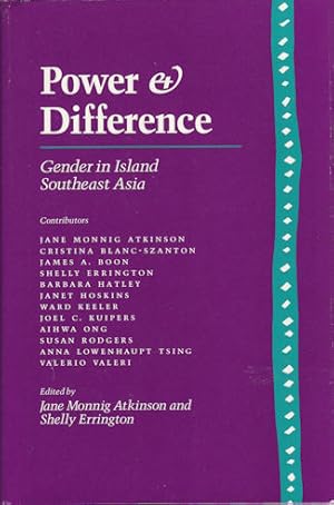 Bild des Verkufers fr Power and Difference. Gender in Island Southeast Asia. zum Verkauf von Asia Bookroom ANZAAB/ILAB