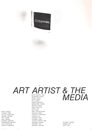 Bild des Verkufers fr Art Artist & the Media zum Verkauf von The land of Nod - art & books