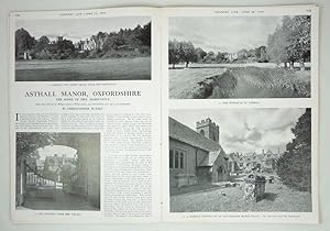 Original Issue of Country Life Magazine Dated June 29th 1945 with a Main Feature on Asthall Manor...