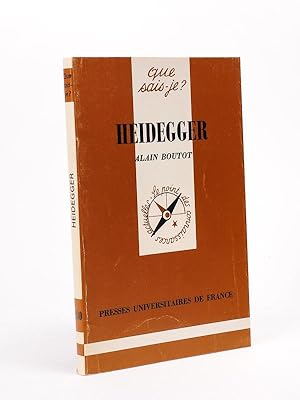 Heidegger. [ exemplaire dédicacé ]