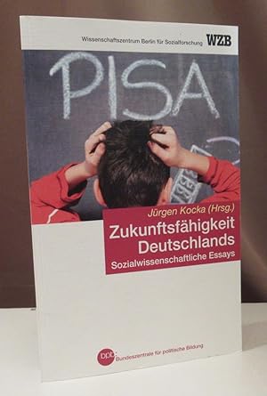 Bild des Verkufers fr Zukunftsfhigkeit Deutschlands,. Sozialwissenschaftliche Essays. zum Verkauf von Dieter Eckert