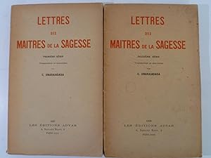 Lettres des Maîtres de la Sagesse 1881 88. (Première série). Lettres des Maîtres de la Sagesse. (...