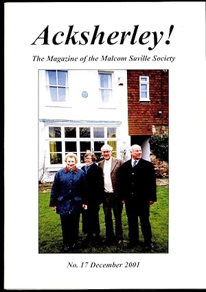 Immagine del venditore per Acksherley! The Magazine of the Malcolm Saville Society No. 17 December 2001 venduto da Little Stour Books PBFA Member