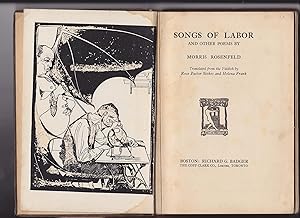 Seller image for Songs of Labor and Other Poems for sale by Meir Turner