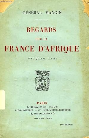 Seller image for REGARDS SUR LA FRANCE D'AFRIQUE for sale by Le-Livre