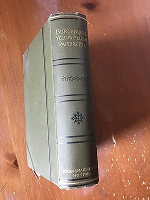 Imagen del vendedor de Burlesques: Novels By Eminent Hands, Jeame's Diary, Adventures of Major Gahagan, A Legend of the Rhine, Rebecca and Rowena, The History of the Next French Revolution, Cox's Diary, Memoirs of Mr. Charles J. Yellowplush, The Fitzboodle Papers, Miscellanies a la venta por COVENANT HERITAGE LIBRIS