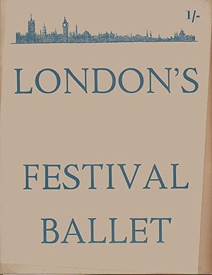 Bild des Verkufers fr London's Festival Ballet Touring Programme with Programme for Southend-on-Sea January 15th 1959. zum Verkauf von SAVERY BOOKS