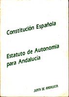 Imagen del vendedor de Constitucin Espanola - Estatuto de Autonoma para Andaluca a la venta por Der Ziegelbrenner - Medienversand