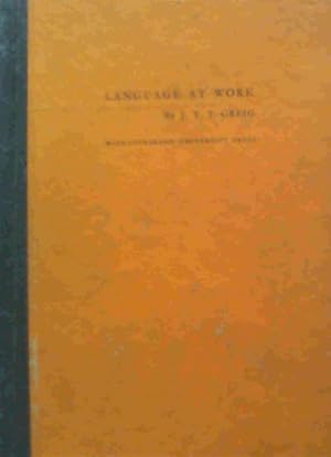 Bild des Verkufers fr Language at Work zum Verkauf von Chapter 1