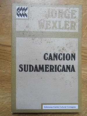 Bild des Verkufers fr Cancion Sudamericana zum Verkauf von Clement Burston Books