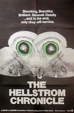 Imagen del vendedor de The Hellstrom Chronicle - Original Folded One Sheet Movie Poster (1971) a la venta por Dale Steffey Books, ABAA, ILAB