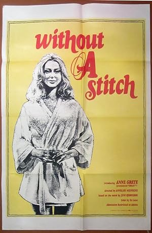 Without a Stitch- Original Folded One Sheet Movie Poster (1969)