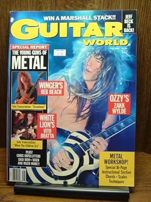 Image du vendeur pour GUITAR WORLD MAGAZINE - Jun 1989 mis en vente par The Book Abyss