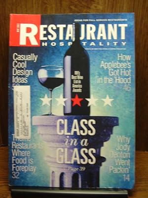 RESTAURANT HOSPITALITY MAGAZINE - May 2003