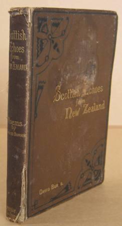 Seller image for Scottish Echoes from New Zealand Poems for sale by Mainly Fiction