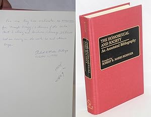 Image du vendeur pour The homosexual and society; an annotated bibliography mis en vente par Bolerium Books Inc.
