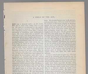 Seller image for A Child Of The Age for sale by Legacy Books II