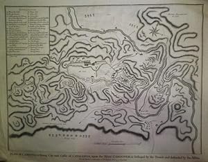 Plan of Cardona a strong City and Castle of Catalonia, upon the River Cardoner as besieged by the...