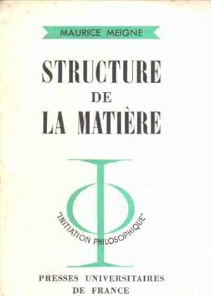 Structure de la matiere