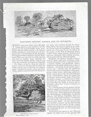 Seller image for Harvard's Botanic Garden And Its Botanists for sale by Legacy Books II