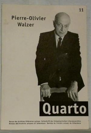 Image du vendeur pour Quarto. Revue des Archives littraires suisses. Numro spcial consacr  P.-O. Walser. mis en vente par Bouquinerie du Varis