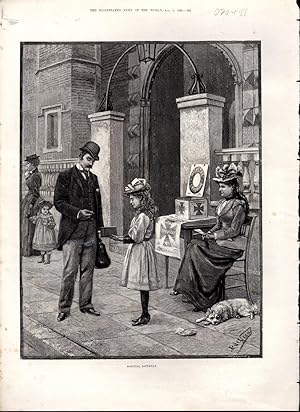 Seller image for ENGRAVING: "Grande Fete Francaise and Masque Des Fleurs, at princes' Hall, Piccadilly in Aid of the Funds of All Saints, Paris" . engraving from The Illustrated News of the World, August 5, 1893 for sale by Dorley House Books, Inc.