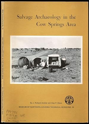 Seller image for Salvage Archaeology in the Cow Springs Area for sale by The Book Collector, Inc. ABAA, ILAB
