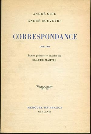 Imagen del vendedor de Correspondance 1909-1951 a la venta por Book Dispensary