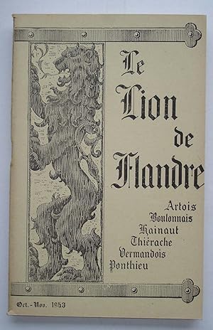 Revue Le Lion de Flandre Artois Boulonnais Hainaut Thiérache Vermandois Ponthieu - N° 34 et 35 - ...