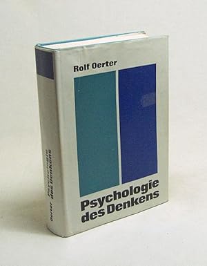 Bild des Verkufers fr Psychologie des Denkens / Rolf Oerter zum Verkauf von Versandantiquariat Buchegger