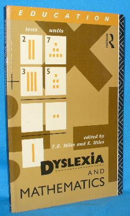 Bild des Verkufers fr Dyslexia and Mathematics zum Verkauf von Alhambra Books