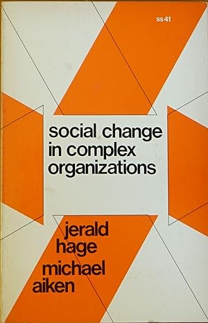 Bild des Verkufers fr Social Change in Complex Organizations zum Verkauf von Faith In Print