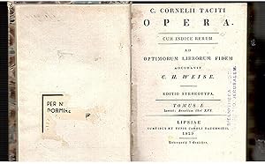 Imagen del vendedor de Opera cum indice rerum. Ad optimorum Librorum fidem adcuravit C.H. Weise. Editio Sterotypa. Tomus I + Tomus II (1829) a la venta por BookStore Jerusalem