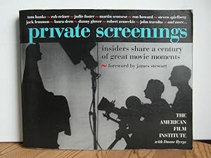 Immagine del venditore per Private Screenings: Insiders Share a Century of Great Movie Moments venduto da Bidonlivre