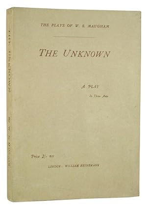 Immagine del venditore per THE UNKNOWN A Play In Three Acts. venduto da Jonkers Rare Books
