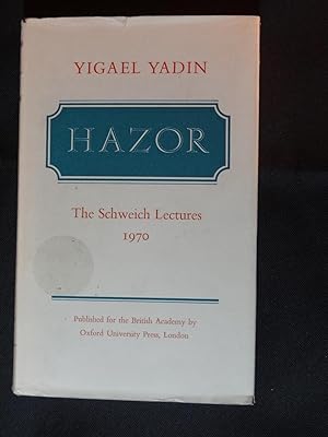 Seller image for HAZOR The Schweich Lectures 1970 for sale by Douglas Books