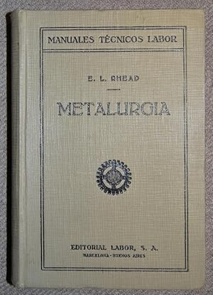 Seller image for METALURGIA. Traduccin por Jos Serrat de Argila for sale by Fbula Libros (Librera Jimnez-Bravo)